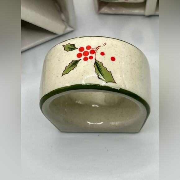 NWT Vintage napkin rings by Studio Nova, 2 sets of 4 - Picture 3 of 7